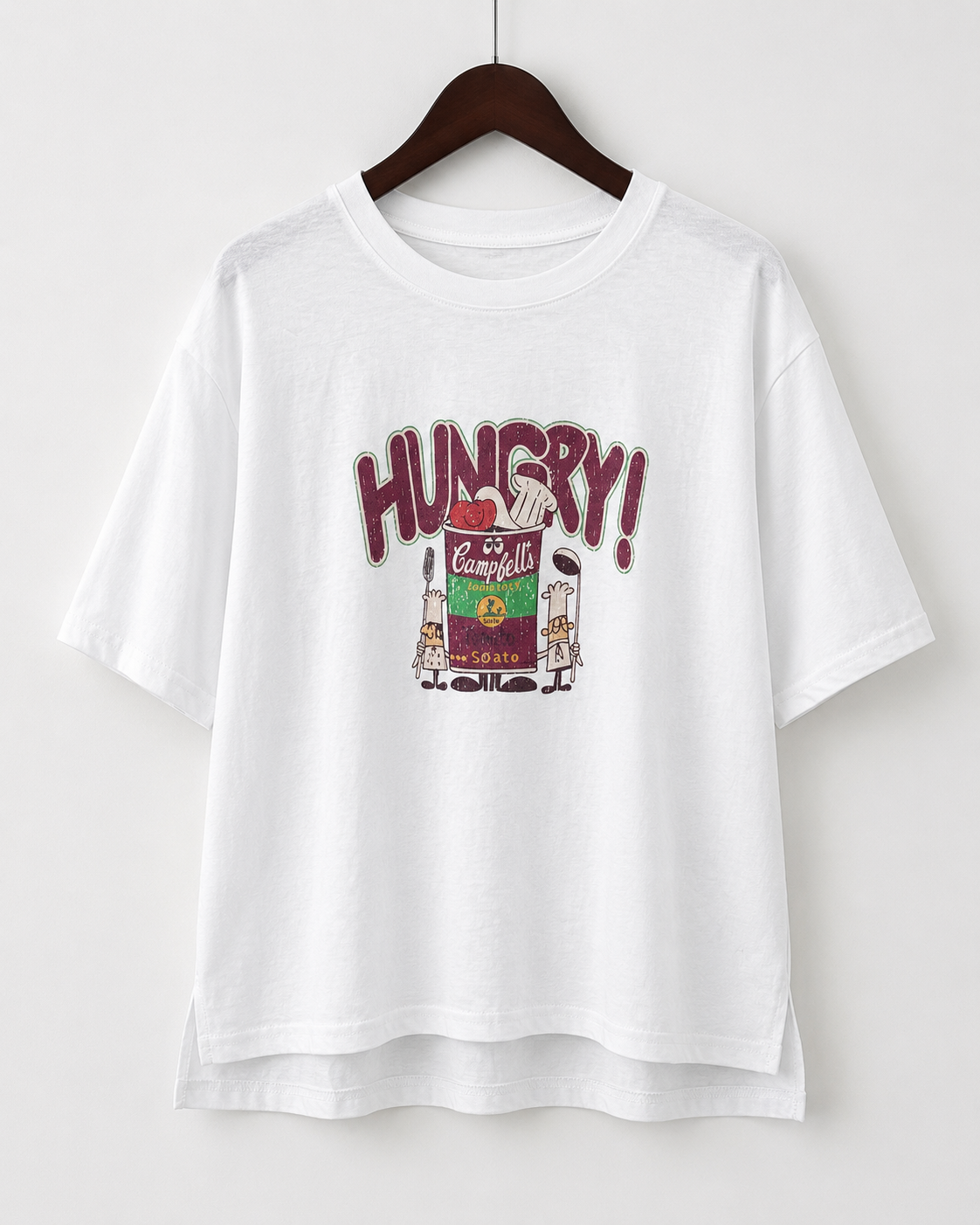 HUNGRY 復古廚師印花短袖T 4