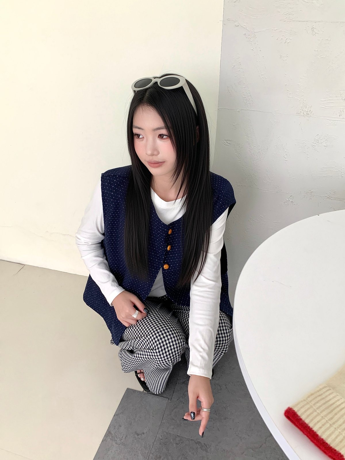 點點木扣文青背心 5