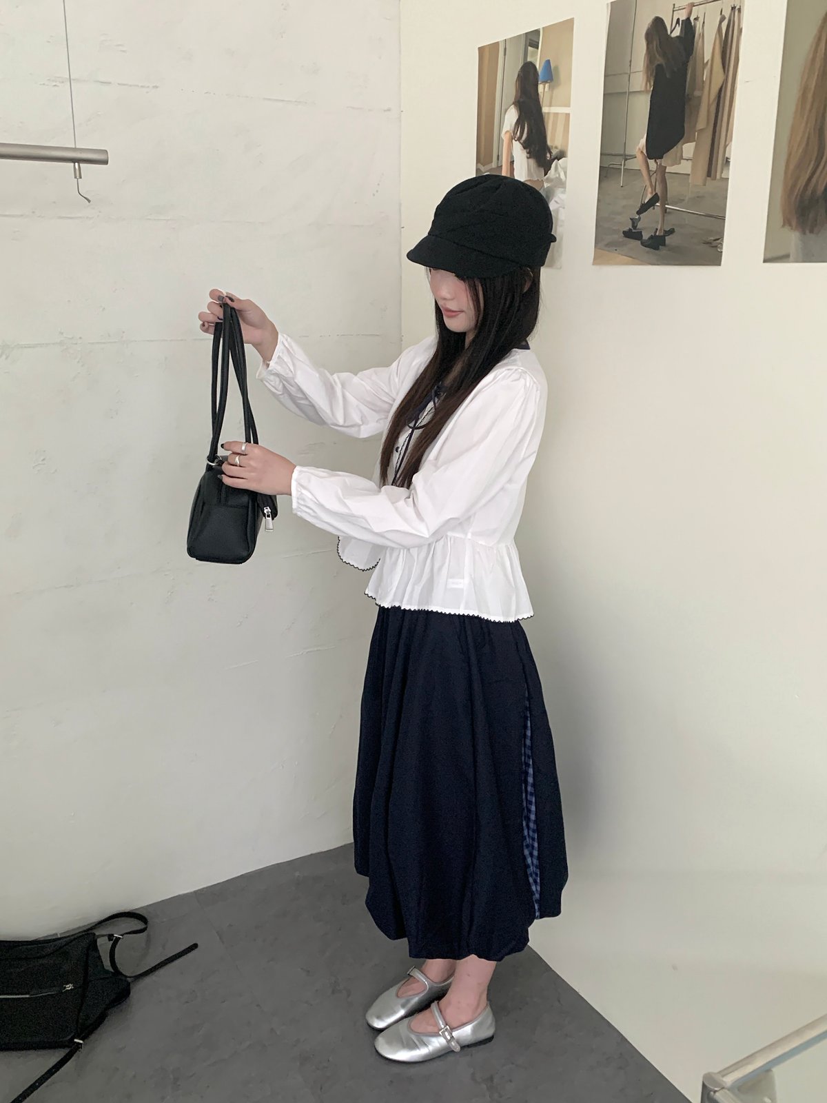 滾邊綁帶日系輕甜襯衫 5