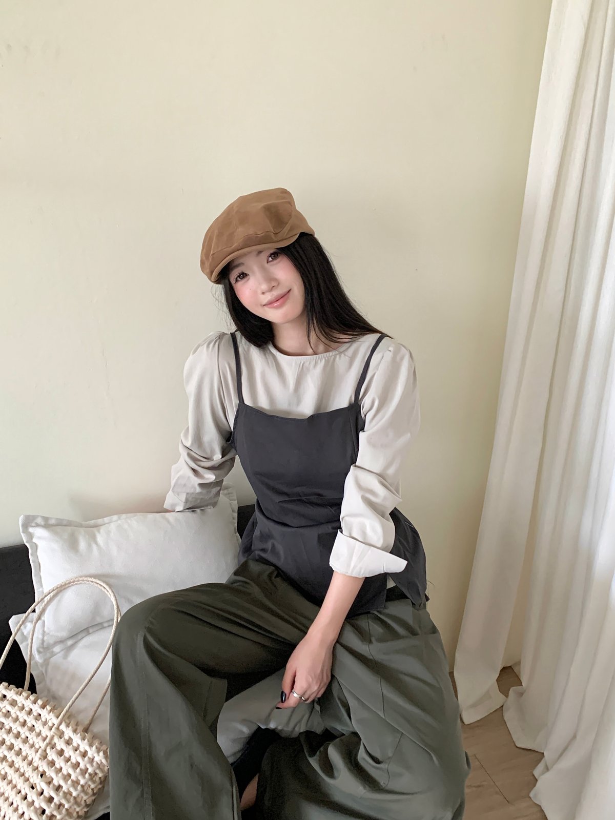 真兩件式襯衫加細肩背心很划算 4