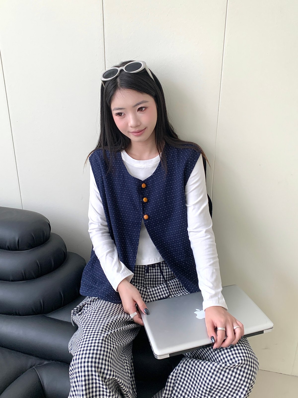 柔軟貼膚圓領長袖打底上衣 4